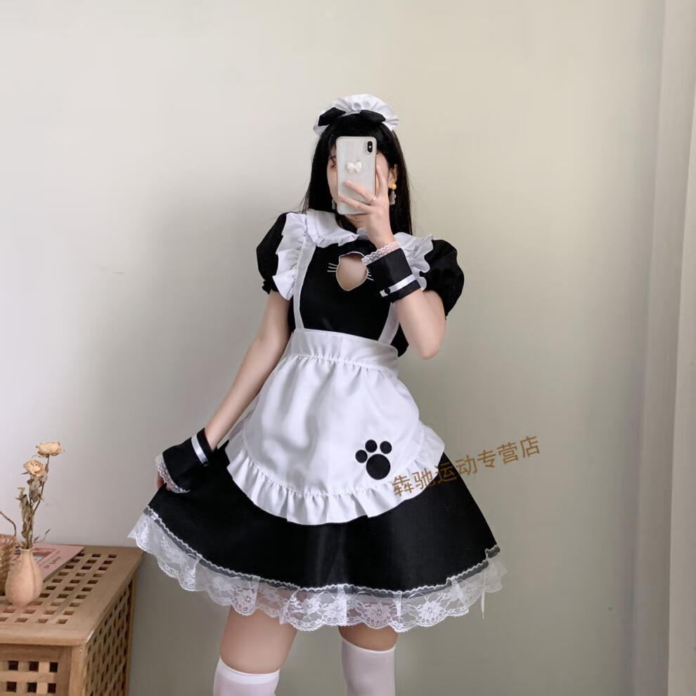 优选女仆装cosplay洛丽塔演出制服日系网红性感猫套装服咖啡厅可爱