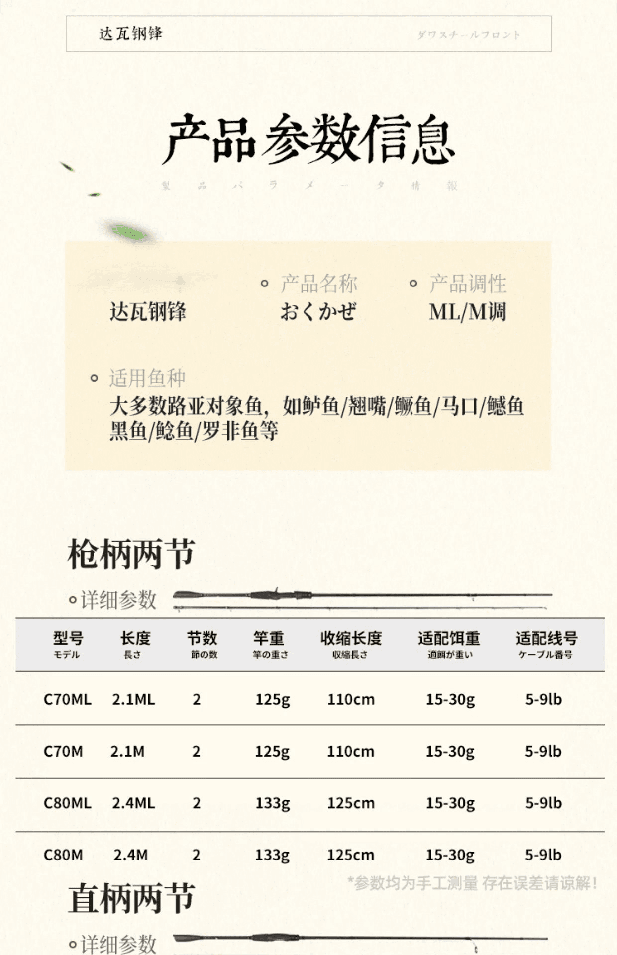 【jd优选】达l瓦路亚竿日本进口钢锋十大海钓矶钓远投竿渔具抛竿品牌