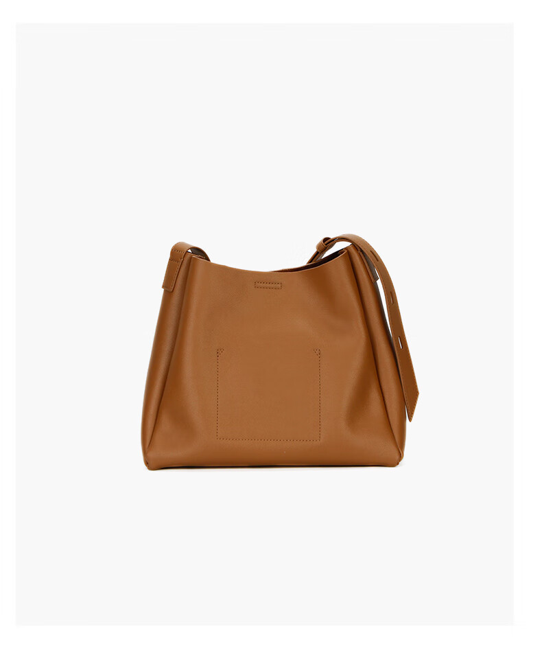 cklde食草堂新款包包女单肩包新款大容量时尚洋气质感托特包棕色