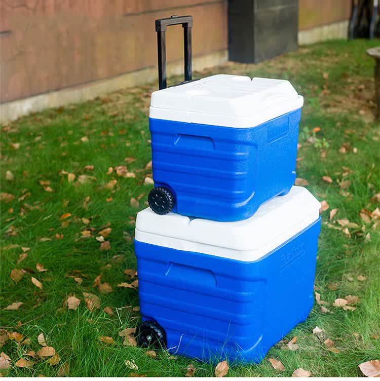 【京品优选】拉杆保温箱户外烧烤野营买菜保冷藏16l/26l/36升带轮小号