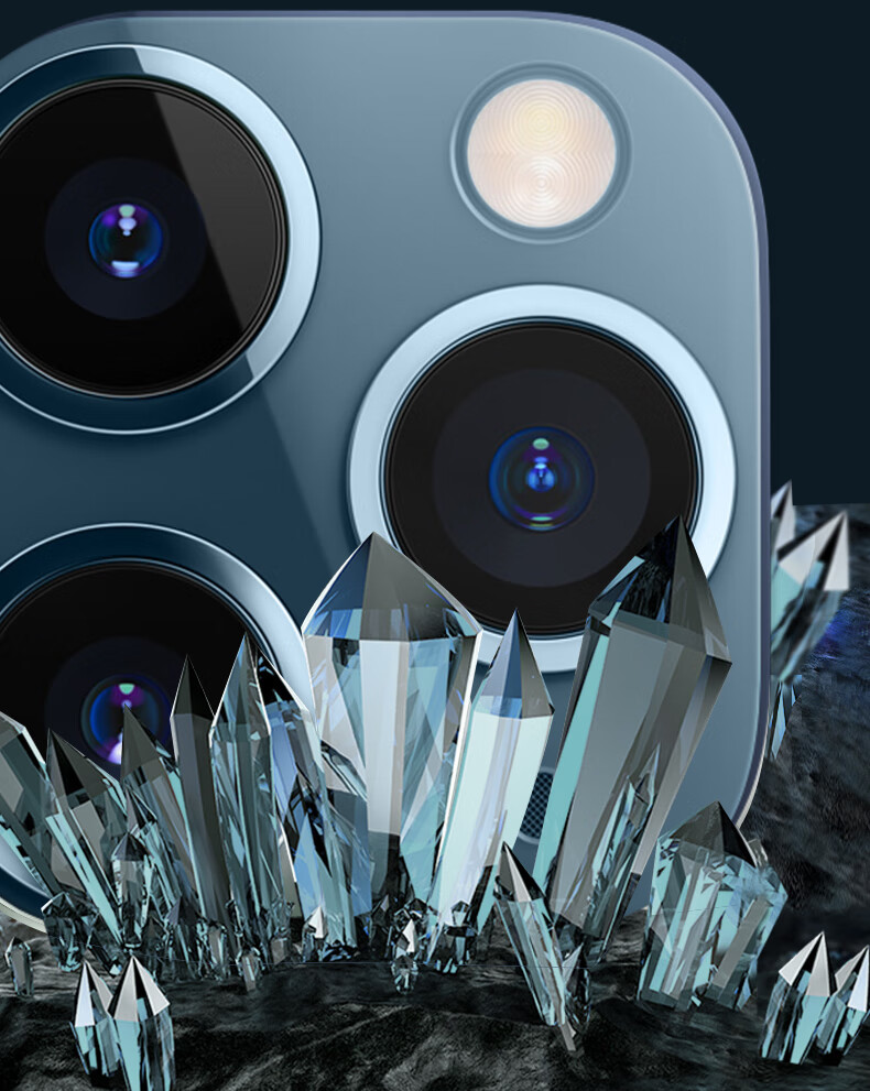 一体蓝宝石玻璃镜头膜【两片装】 iphone12 pro max【图片 价格 品