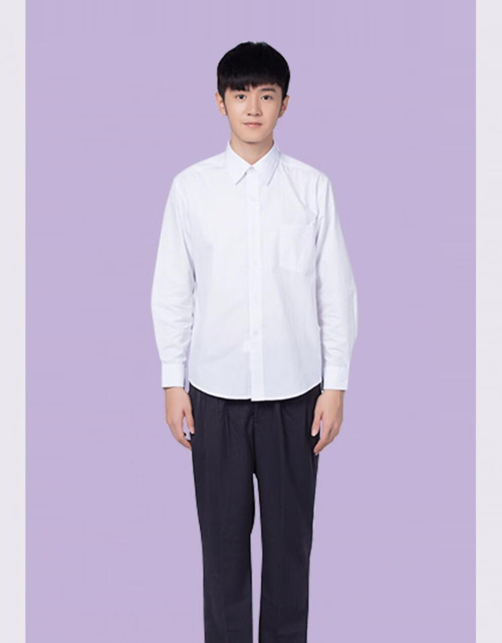 活力校服huoli校服深圳中学礼服裤子男生夏衬衫高中生制服5定制款