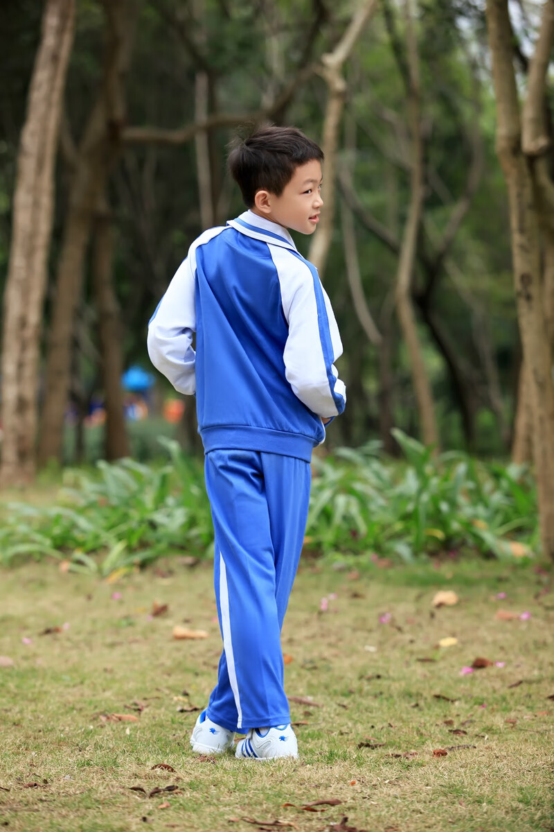 深圳校服 莎臣豹 小冬运上衣 男 蓝色 120cm【图片 价格 品牌 报价】
