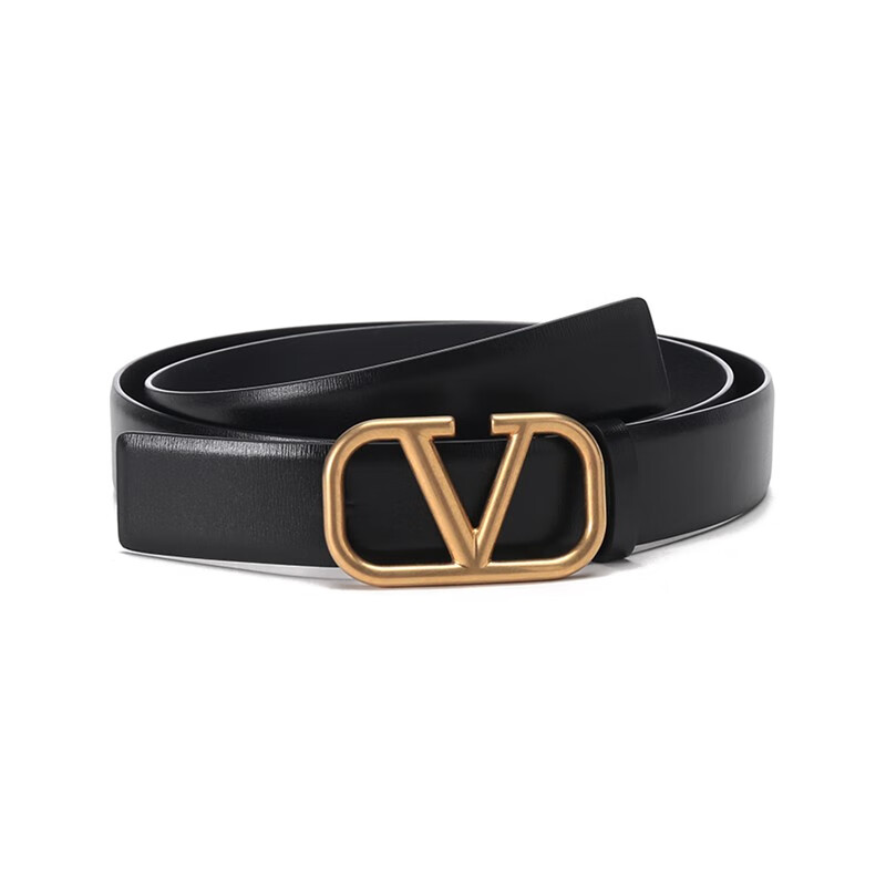 华伦天奴 valentino 男士皮革板扣式双面皮带腰带 xy2t0q90 ecu 0no