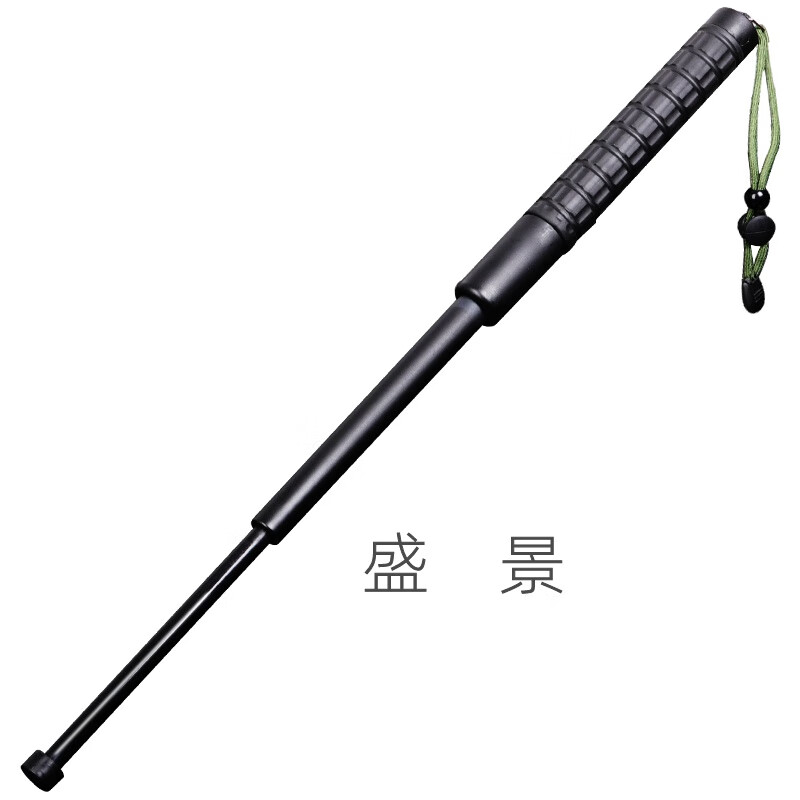 三节棍加长塑胶pc甩鞭车用三节棍伸缩式棍防身用品自卫车载防身标准版