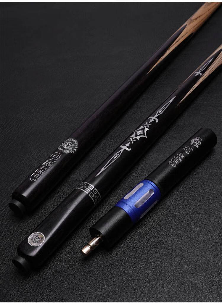 lp球杆球杆台球杆小头通杆黑8斯诺克台球球杆黑八16彩桌球杆定海神针