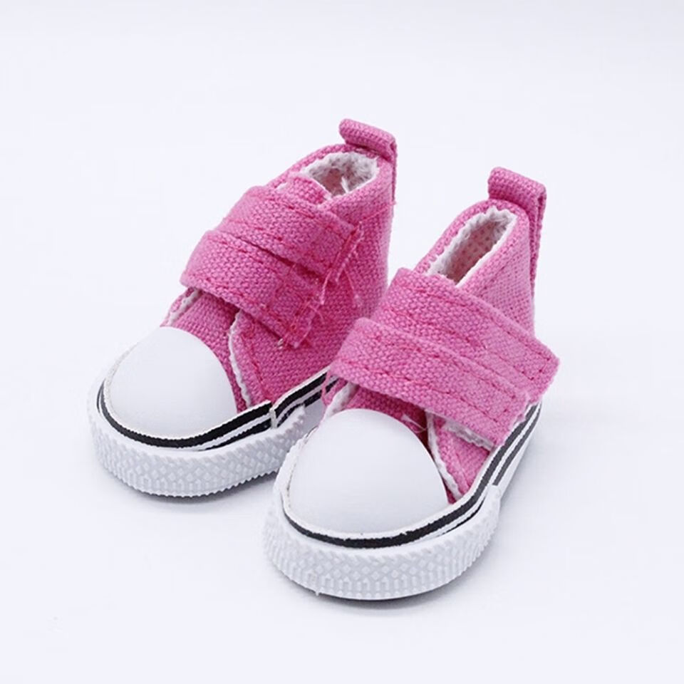 6分bjd娃30厘米娃鞋玩偶娃娃多色糖果色帆布鞋bjd娃娃男娃女娃bjd娃鞋