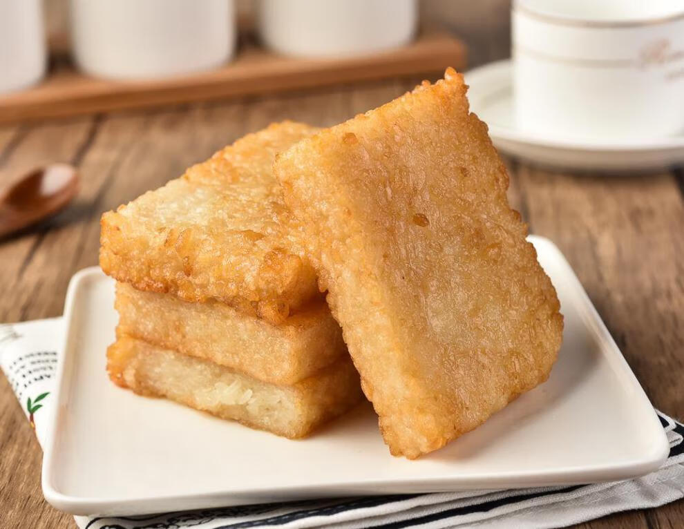 早餐粢饭糕糯米糕粢饭糕糍饭糕糍粑糯米糍糕6块装糕点点心清美牌粢饭