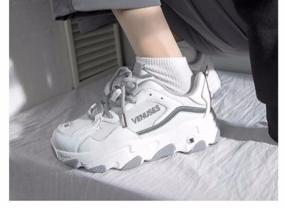 慕卡蜜初中生女春秋季运动鞋少女生波鞋老爹鞋女学生