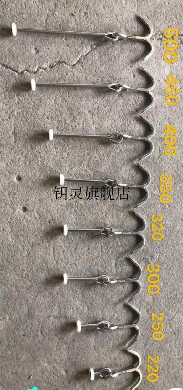 冷藏车猪肉钩不锈钢车厢肉钩双挂肉勾子改装冷藏车冷链挂猪双钩子定制