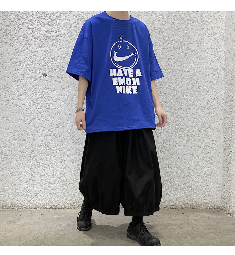 渐变红韩林肯公园短袖t恤男女linkinpark欧美音乐摇滚乐队潮宽松灰色m