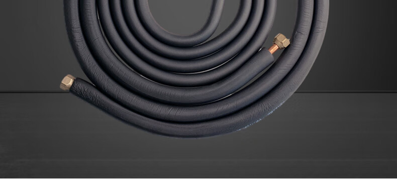 月阳加厚空调铜铝管r32r410ar22空调连接管铝管连接橡塑1p3p小3p6mm