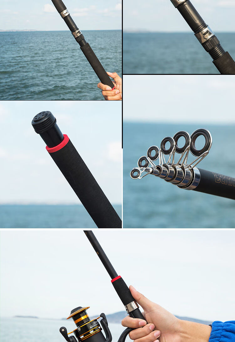 海钓竿套装抛竿海竿碳素远投竿硬组合全套抛竿鱼竿海杆甩竿音然i36米