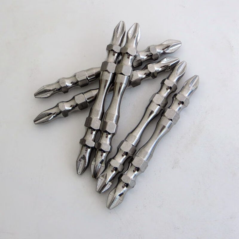 螺丝刀批头十字电动批头十字防滑加硬加磁工业级钻批咀加长电动螺丝刀