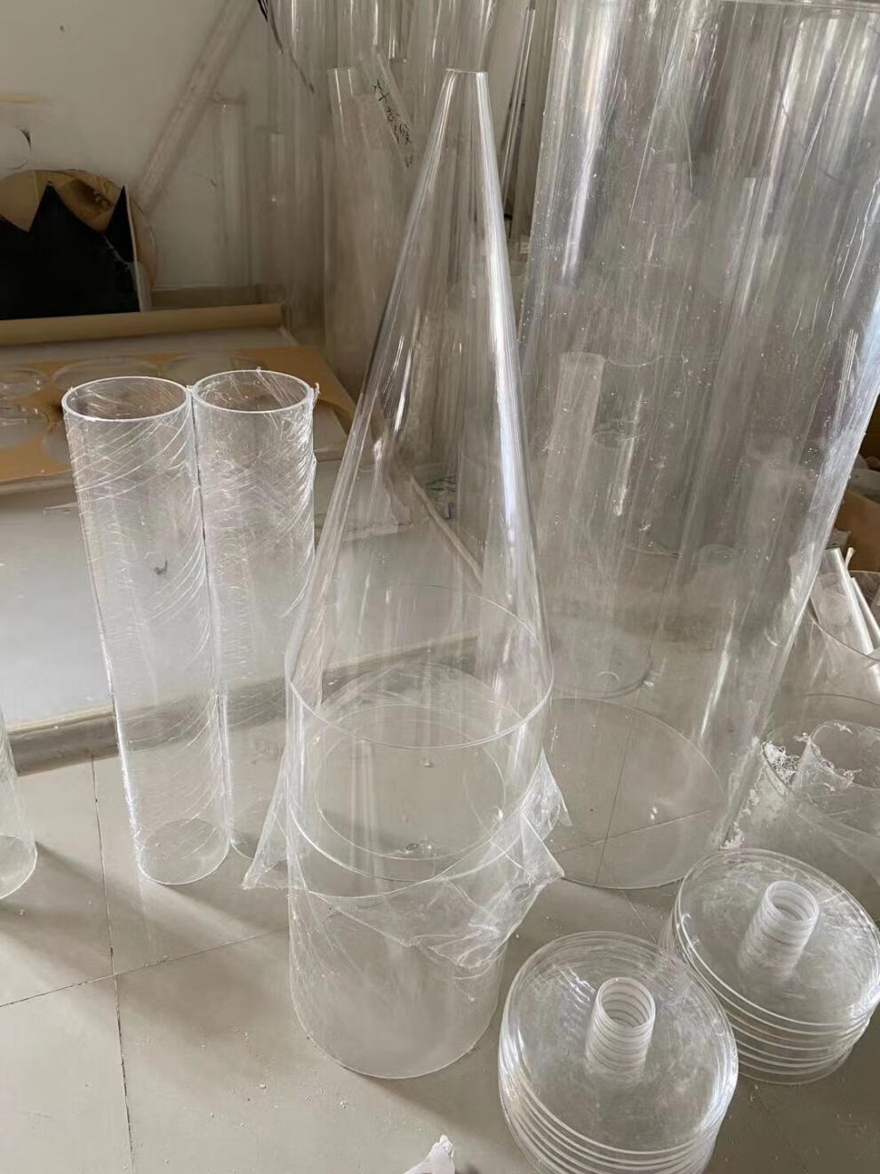 高透明亚克力玻璃空心圆管pmma彩色磨砂特殊规格定制加工亚克力管 500