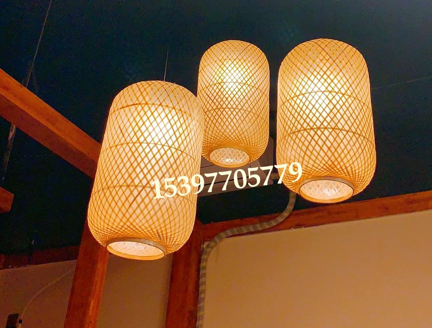 黄色吊灯罩红色户外防水宫庙酒店 米黄色油纸高110直径82【图片 价格