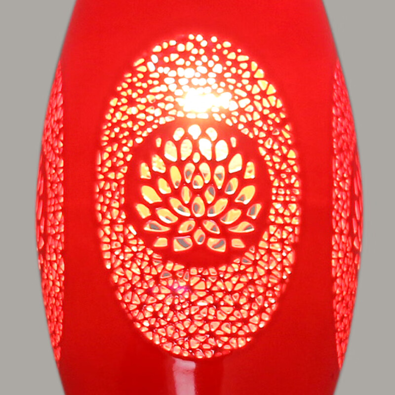 中式现代简约乔迁阳台吧台门厅玄关入户定制小号苹果灯笼12瓦暖光灯泡