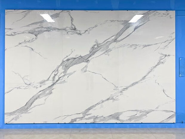 岩板电视背景墙1200x2600连纹大板瓷砖仿大理石影视墙沙发背景墙款式