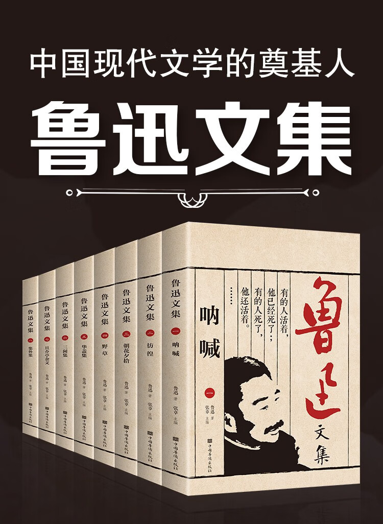 《鲁迅文集全集正版 小说散文杂文作品集朝花夕拾野草呐喊彷徨华盖集