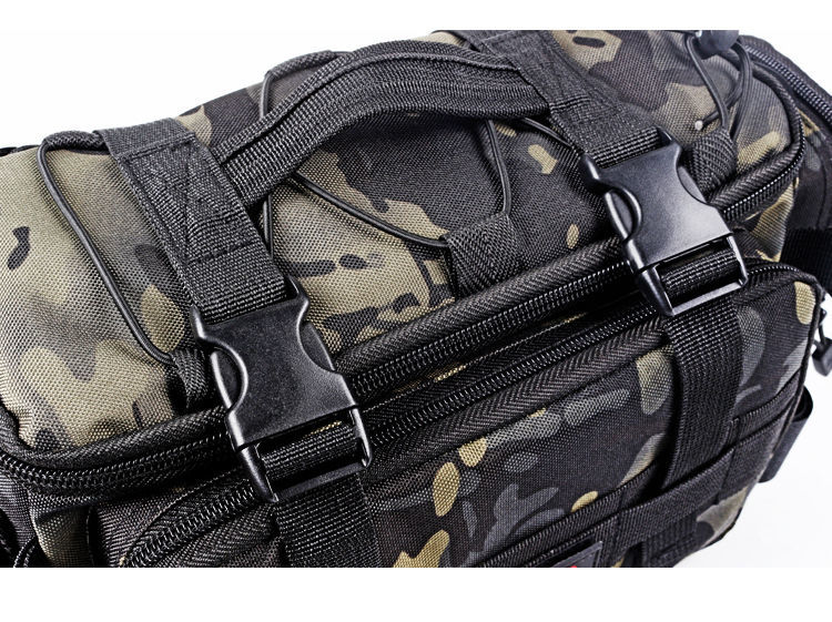 贝千昀康路亚包多功能腰包单肩背包钓鱼斜挎包渔具竿包专用收纳包装备