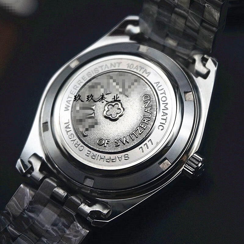 适用于原装梅花表壳 777钢壳 全套表壳 2834 2836 2846 机芯表壳 蓝