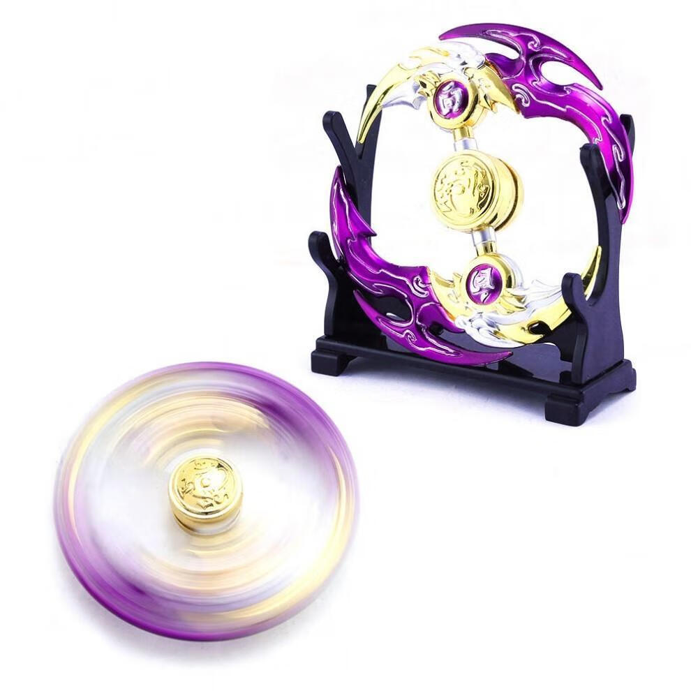 新年礼物王者荣耀手指旋转陀螺百里玄策白虎志指尖陀螺金属减压儿童