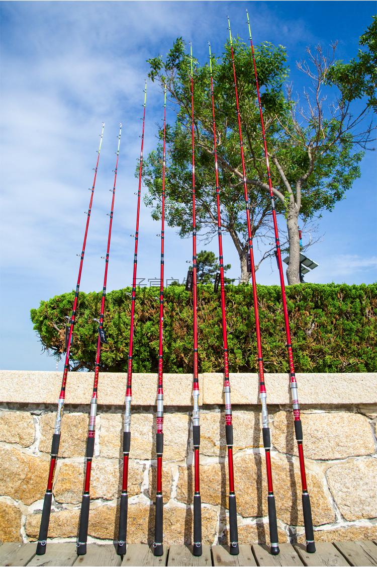 锚鱼杆船鹰船竿80号船杆船钓竿拖钓锚竿铁板竿18212427米定制80号经典