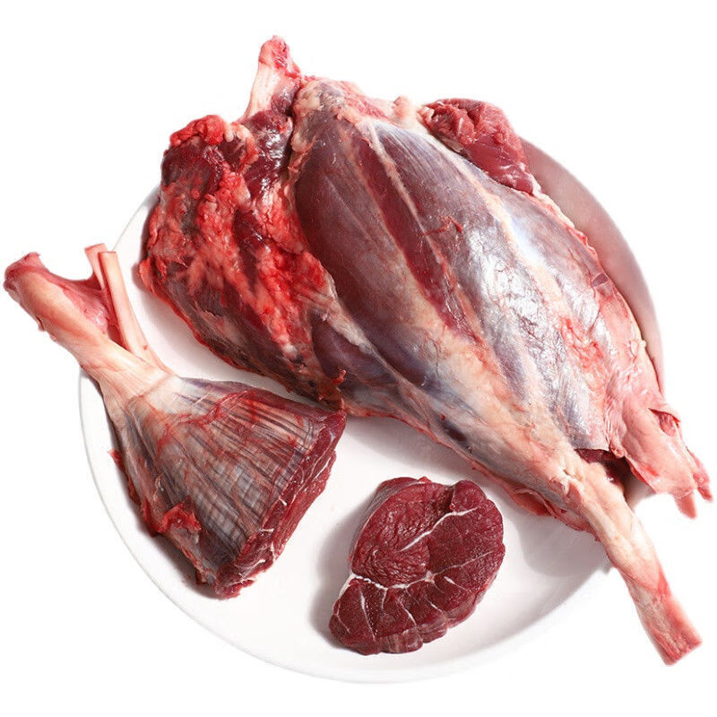 牛肉新鲜现杀5斤牛腱子肉正宗原切黄牛腿烧烤肉食材