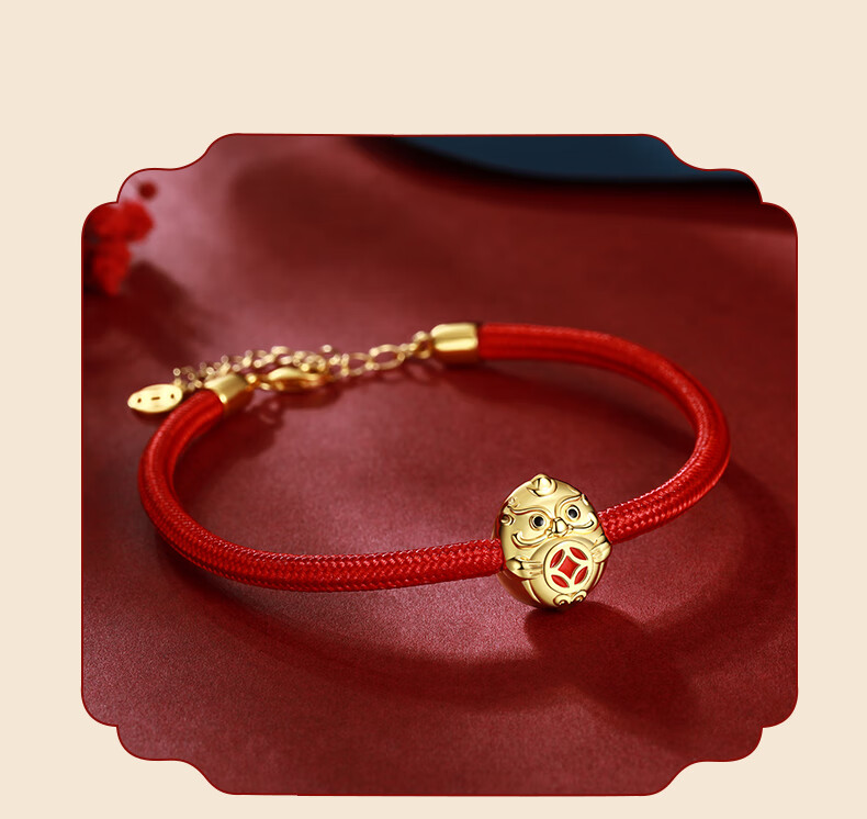 欧思图轻奢品牌独角貔貅结瑞手链女吉瑞转运珠情侣款杰瑞手绳一对新年