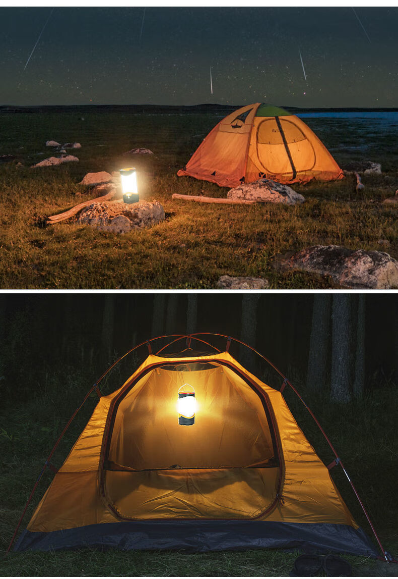 led帐篷灯充电式露营户外野营营地马灯挂灯手提照明应急超长续航柔光3