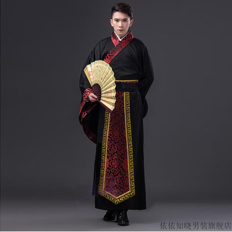 依依知晓 诸葛亮服装古装三国演义影视飘逸长袍诸葛亮魏晋汉朝大臣