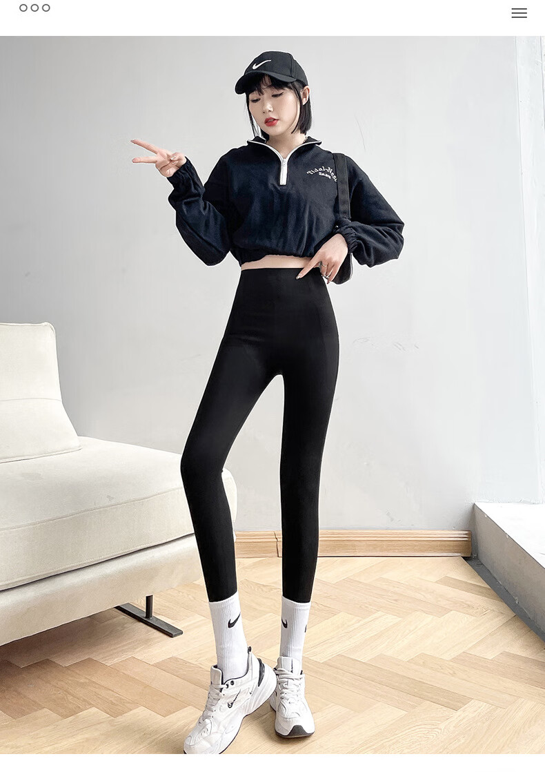 裤悬浮瑜伽芭比裤黑色春秋薄款收腹提臀升级版卡卡裤xl适合120140斤