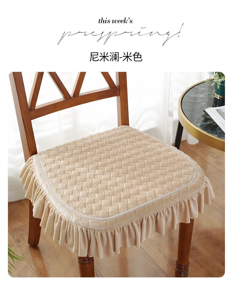 欧式餐桌椅垫凳子垫套罩坐垫家用餐椅垫子椅子屁垫冬季加厚防滑欧式