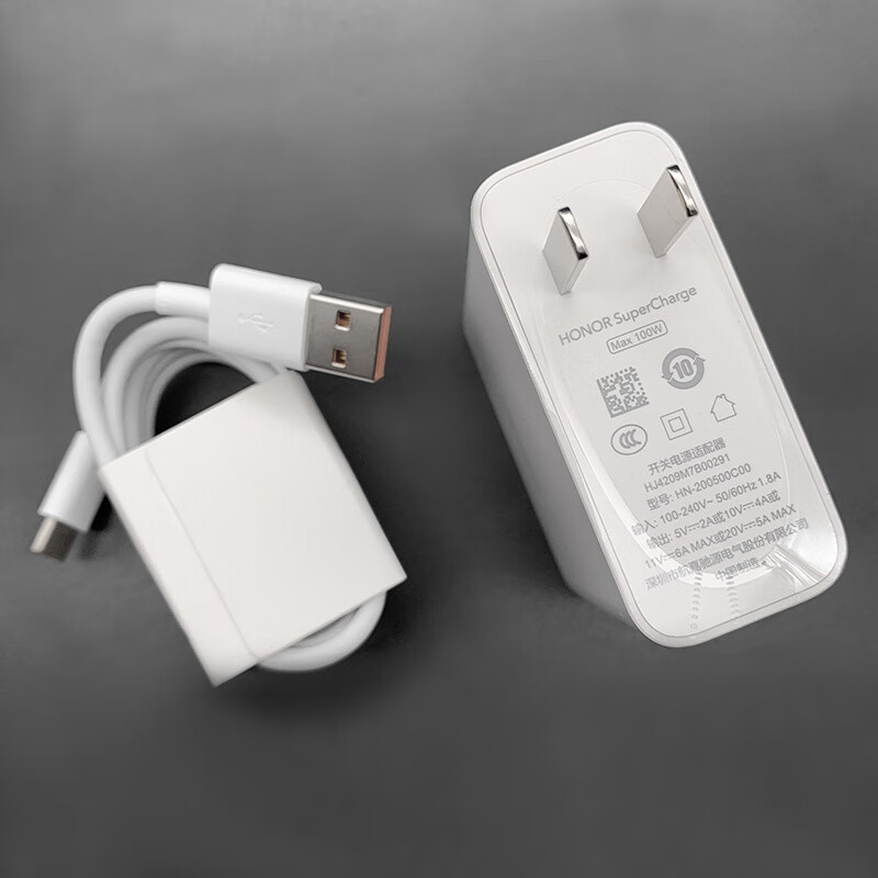 荣耀play5tpro原装充电器数据线100w快充头原配6a充电线typec荣耀play