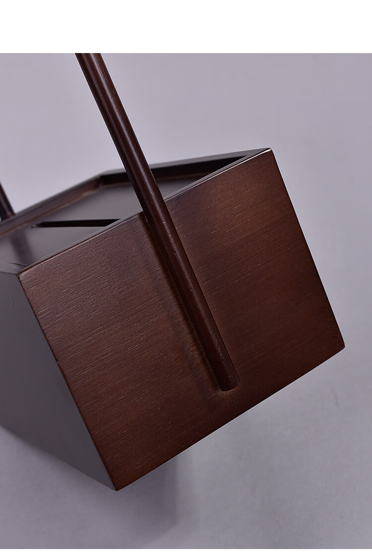 新中式紫竹提抽纸盒竹制纸巾盒客厅家用创意实木抽纸盒中式茶桌禅意