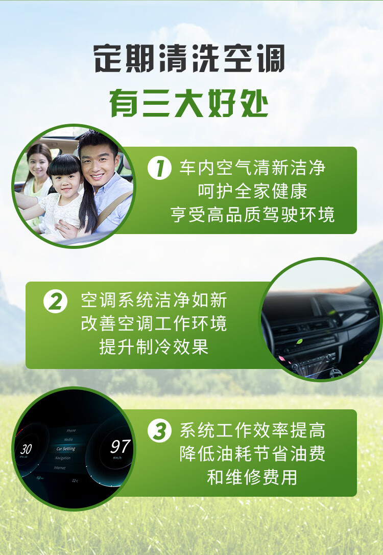 汽车空调蒸发箱可视清洗枪车用套装可视化清洗剂免拆设备工具套 精装