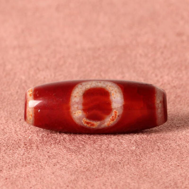 玉美和西藏龙纹血丝红玉髓三眼天珠虎牙福寿禄财神如意九眼贵人吊坠