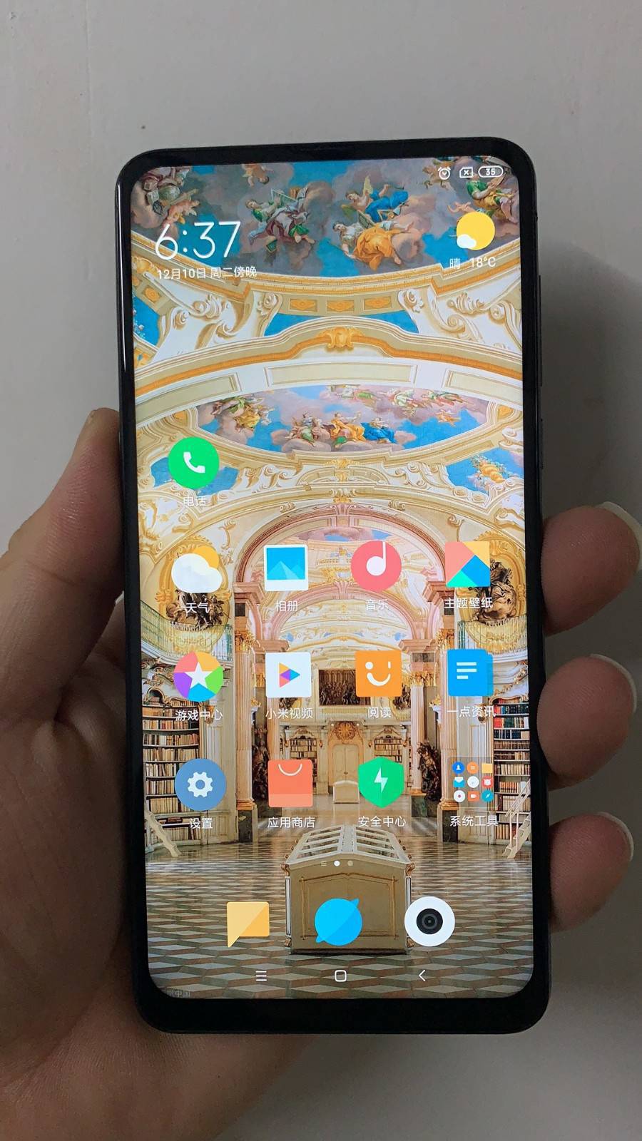 博汇优小米mix3屏幕总成mimix3屏幕带框触摸液晶显示拍mimix3内外一体