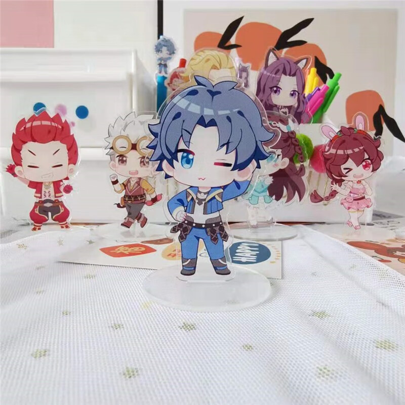 2022新款斗罗大陆卡通创意q版立牌桌面摆件人形立牌装饰动漫唐三小舞