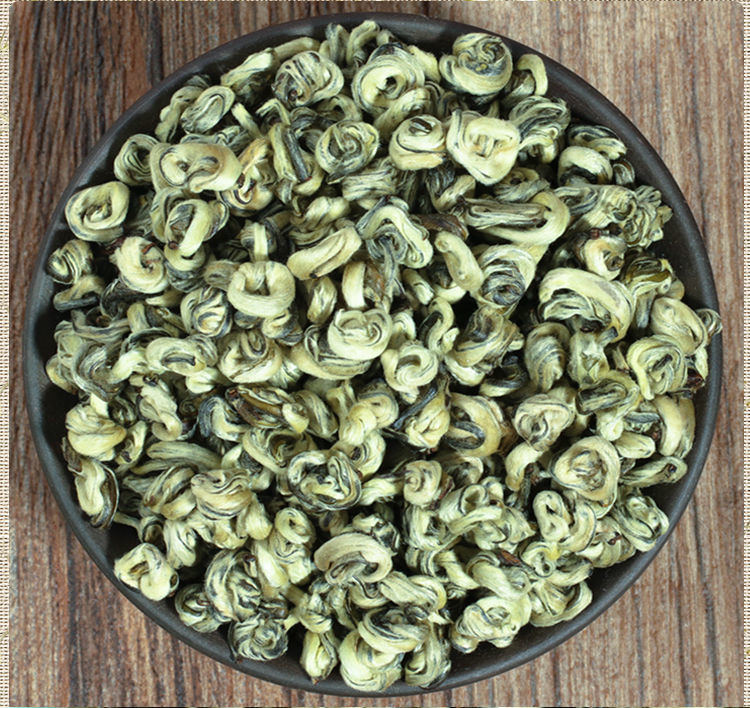 单芽绿茶云南香碧螺玉螺2021新茶绿茶嫩芽浓香型云南绿茶叶散装100克