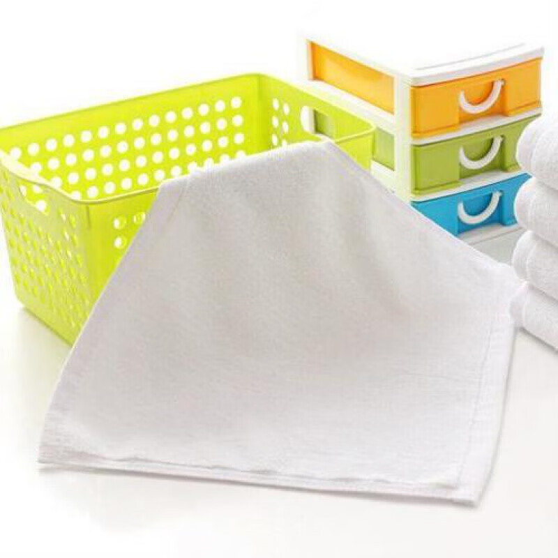 2022新款厨师抓锅布厨师手布白毛巾抓锅正方形专用厨房不吸油商用饭店