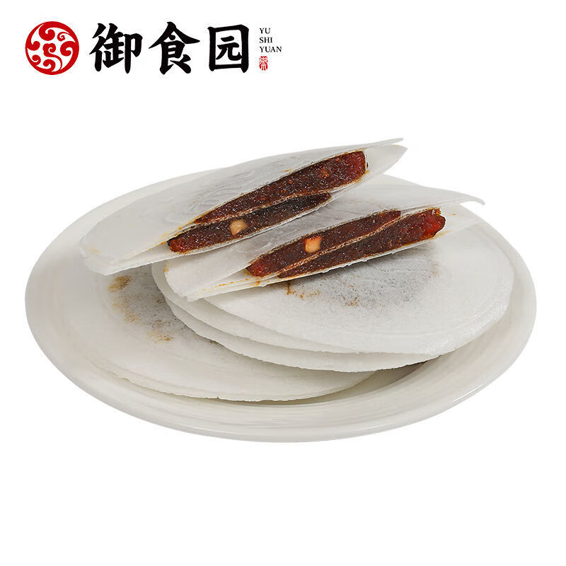 御食园北京特产茯苓饼多种口味芝麻花生茯苓夹饼老北京传统零食 【500