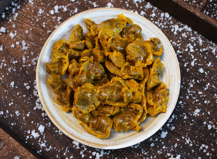 正宗广东梅州盐焗鸡胗鸡肫客家特产休闲卤味零食小吃熟食400克 盐焗