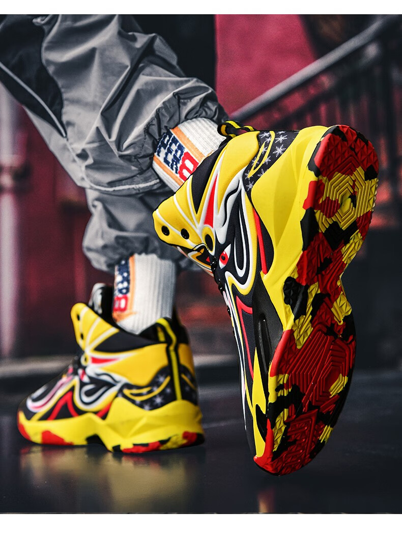 科比国潮限量版篮球鞋男高帮毒液5气垫减震欧文8代水泥地战靴中大童网