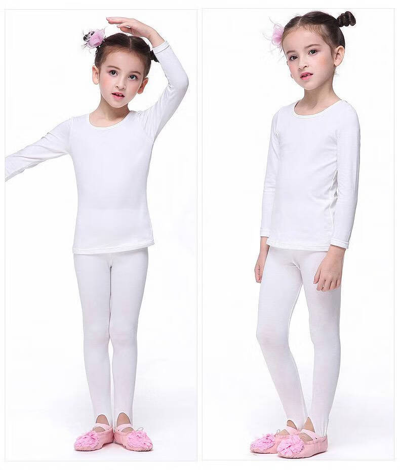 肉色打底上衣儿童 儿童舞蹈打底衣肉色隐形内衣纯棉薄款女童练功服加