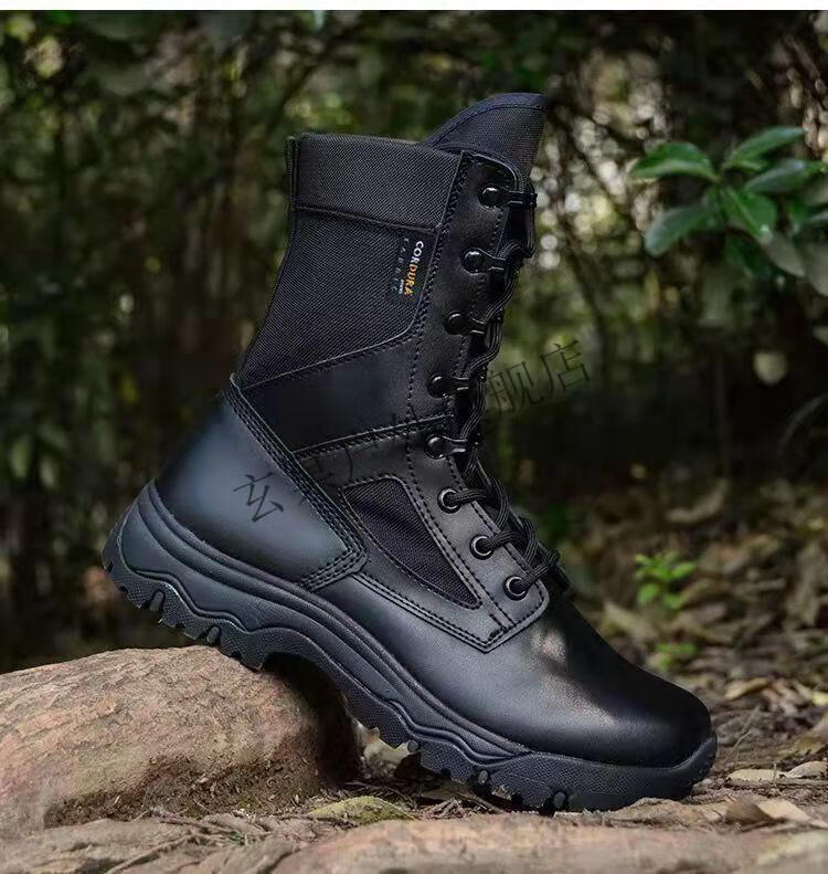玄冥四季款新cqb男作战靴训马丁户外靴羊毛雪地防砸鞋黑骑士四季单款