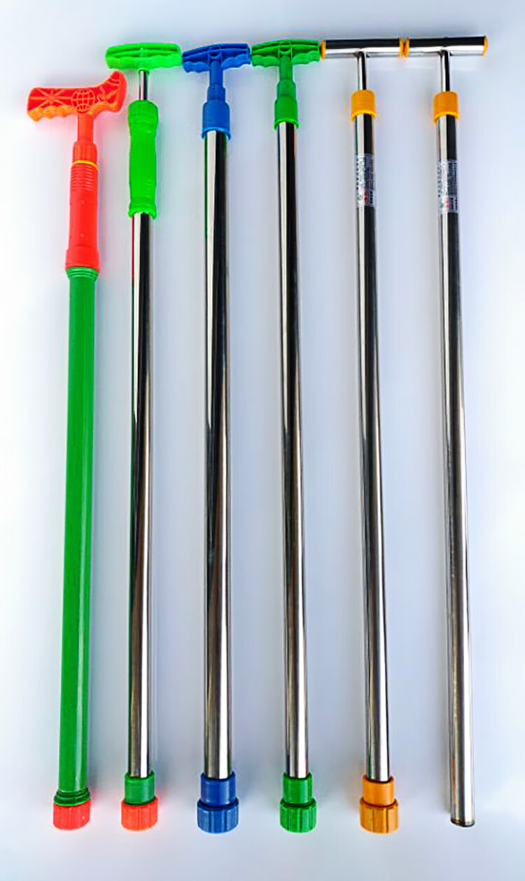 拉杆式不锈钢喷雾器浇花洒水喷筒喷药打药农用喷枪加厚款塑料喷枪2把