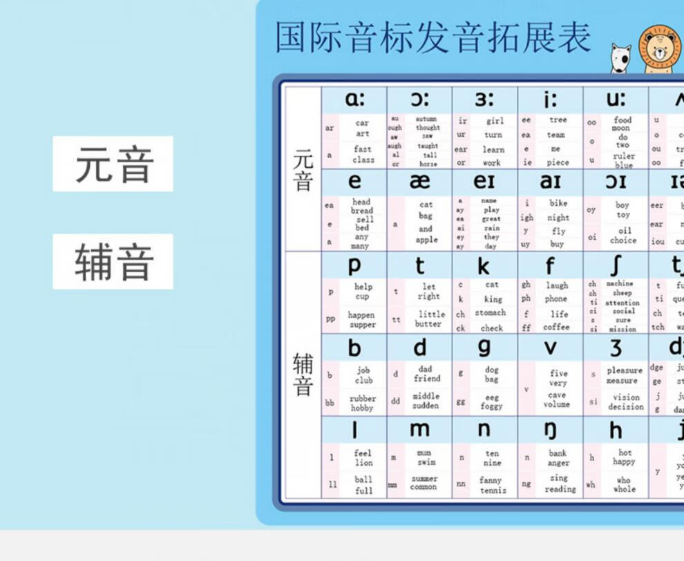 照片英语发音图片