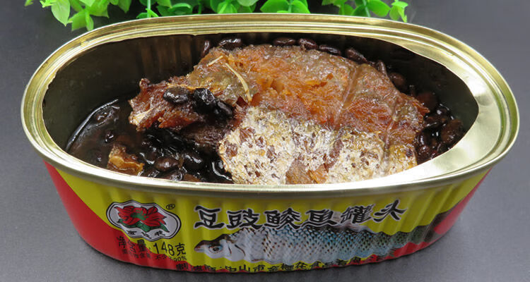金樱花豆豉鲮鱼 金樱花豆豉鲮鱼罐头207g鱼肉罐头熟食下饭菜老少皆宜