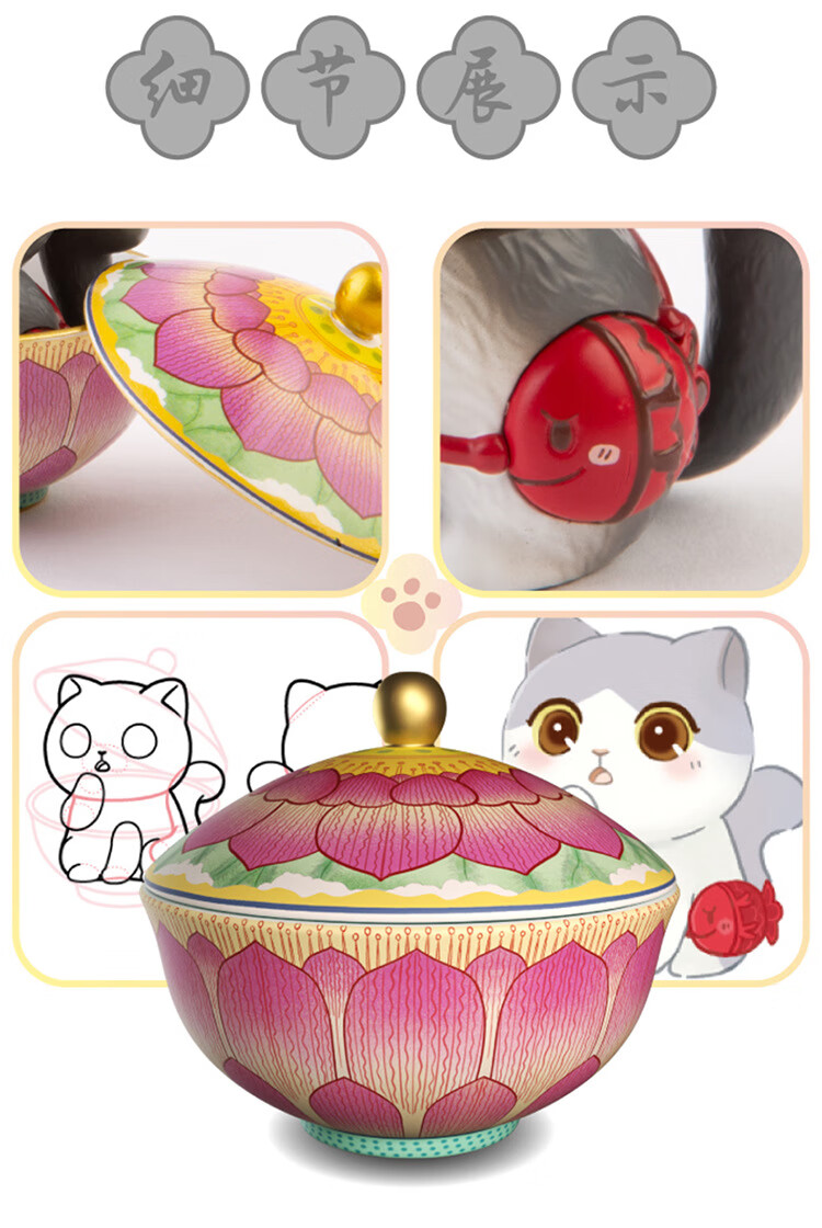 观复猫盲盒观复博物馆的人气猫馆长潮流玩具猫咪公仔手办摆件礼物全新